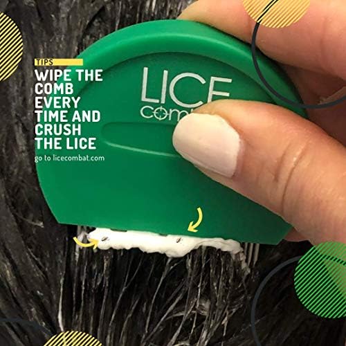 NatulabUSA Lice Combat packaging highlighting the tea tree oil and aloe vera formula.