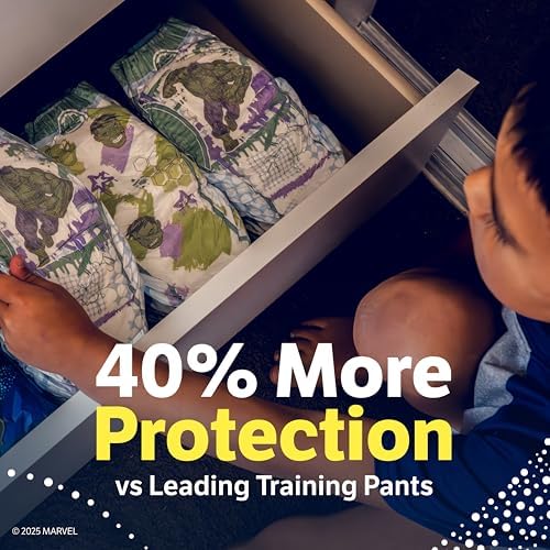 Goodnites boys bedwetting protection core absorbency layers demonstration view