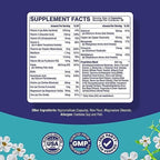 Phytoral brain health capsules supplement facts label