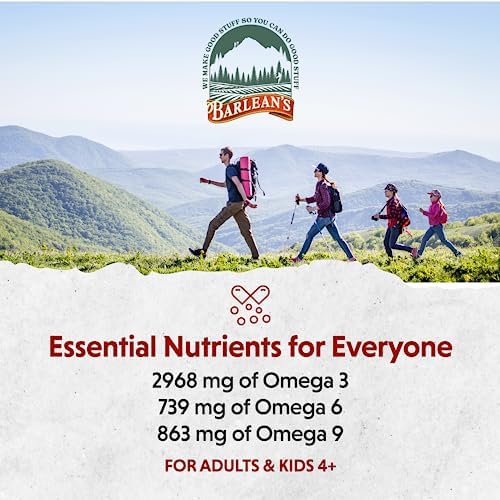 Barlean's vegan omega supplement key features and certifications