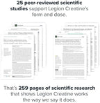 Legion sports nutrition supplement bottle back product details