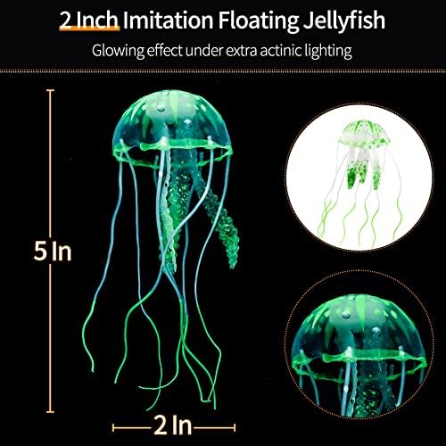 Uniclife silicone coral plant decorations highlighting the non-toxic eco-friendly texture and flexible structure.