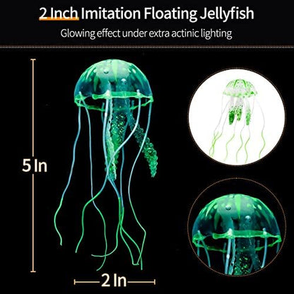 Uniclife silicone coral plant decorations highlighting the non-toxic eco-friendly texture and flexible structure.