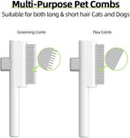 Marchul pet grooming comb showing stainless steel teeth details