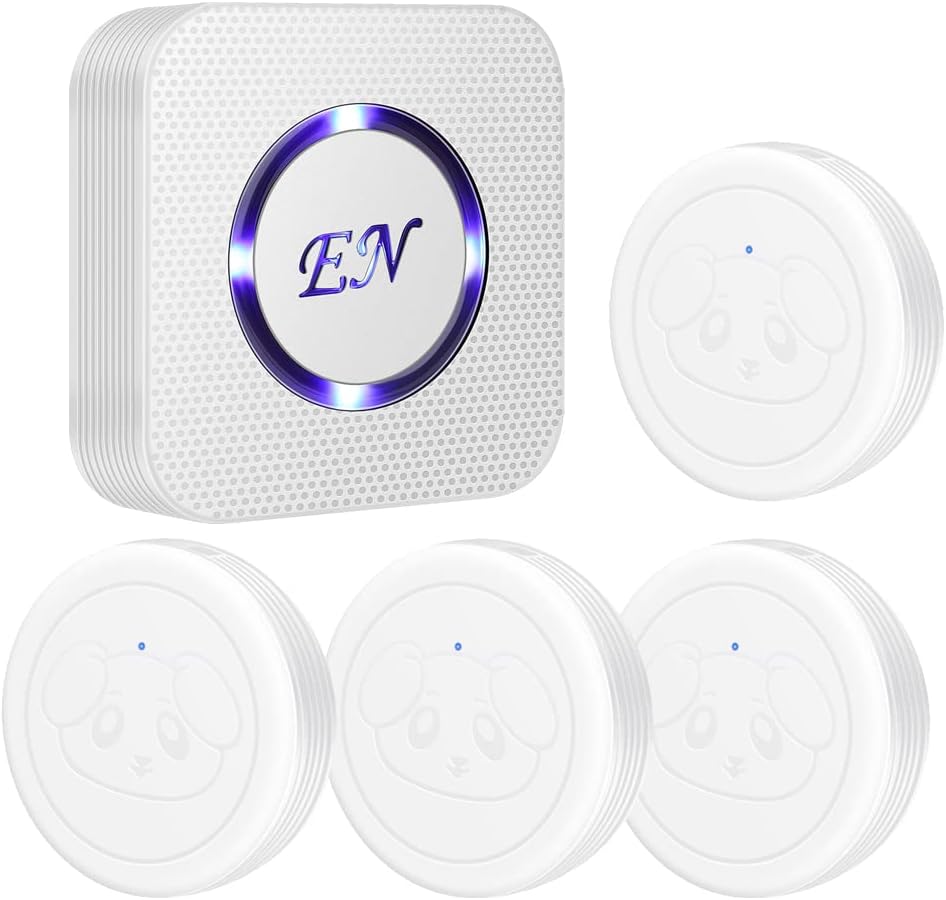 Dog Door Bell, Wireless Doggie Doorbells for Potty Training, Door Bell for Dogs to Go Outside, Dog Bells with 1 Receiver and 2 Waterproof Transmitters - Image 13