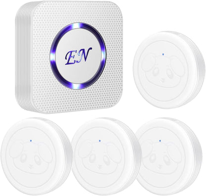 Dog Door Bell, Wireless Doggie Doorbells for Potty Training, Door Bell for Dogs to Go Outside, Dog Bells with 1 Receiver and 2 Waterproof Transmitters - Image 13