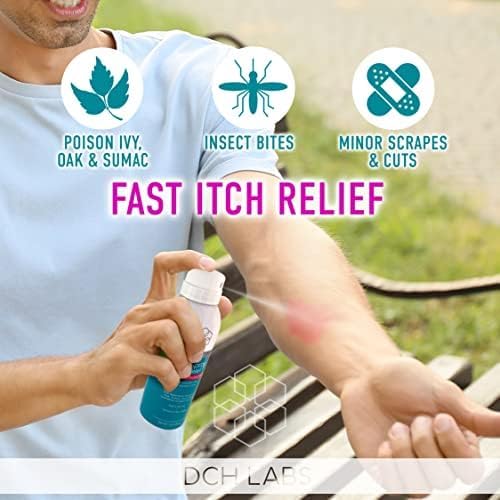 DCH Labs CalaSpray imported first aid cooling relief spray container directions and safety warnings text