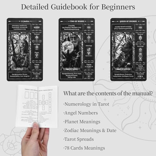 Authentic imported USA beauty and lifestyle tarot deck close up of cardstock quality