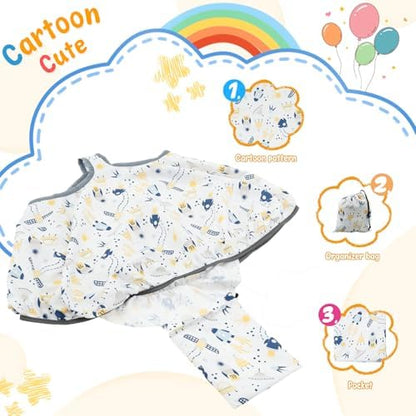 Waterproof toddler highchair cover spread out showing the secure safety harness slot entry points