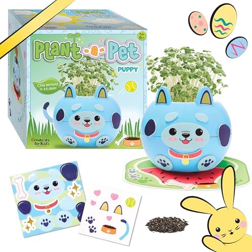 Creativity for Kids Plant-A-Pet: Puppy Toys for Girls - Mini Gifts and Easter Basket Stuffers for Girls, Arts and Crafts for Kids, DIY Activity Set (Ages 6+) - Image 2