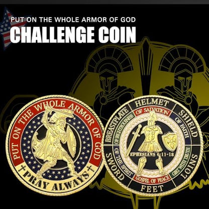 Premium metal challenge coins with antique finish arranged neatly for military collectors.