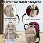 Tealari stylish diaper bag insulated bottle pockets