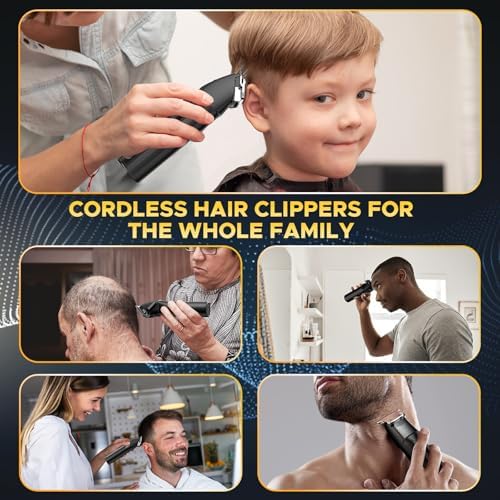 Solati rechargeable hair trimmer showing titanium T-blade attachment