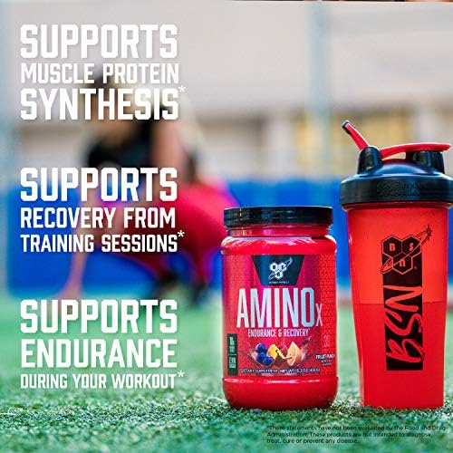 BSN amino acid powder serving size information