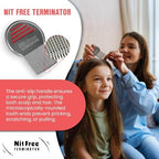 Double sided fine tooth pet flea comb for cats and dogs