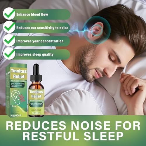 Hemir Tinnitus Relief 60 milliliters amber glass bottle close up