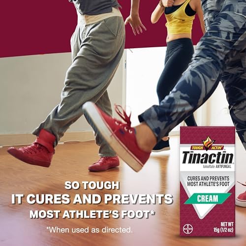 Tinactin Athlete's Foot Cream thirty grams tube displaying usage directions and active ingredient details