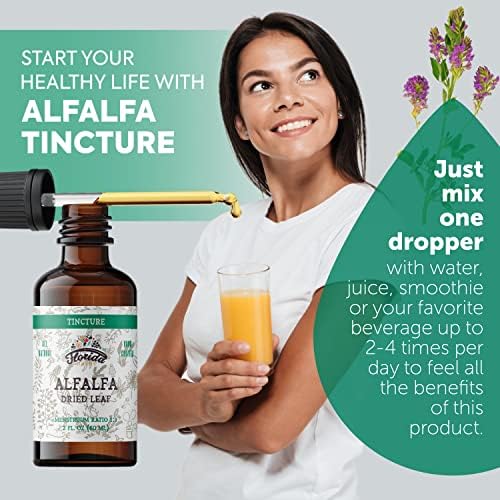 Florida Herbs Alfalfa Tincture 2 fluid ounces organic supplement
