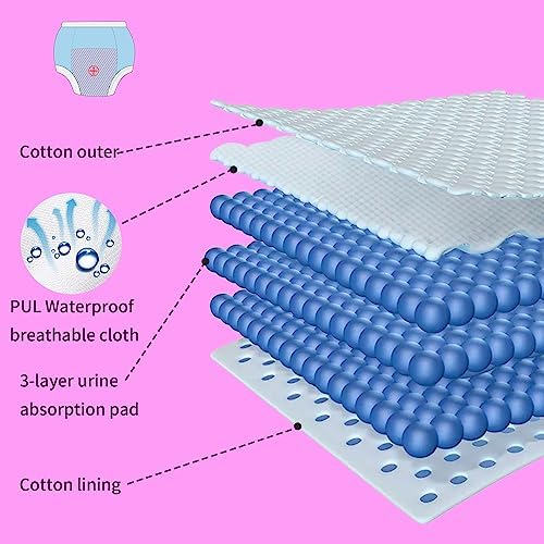 BIG ELEPHANT unisex absorbent toilet training pants multi layer core