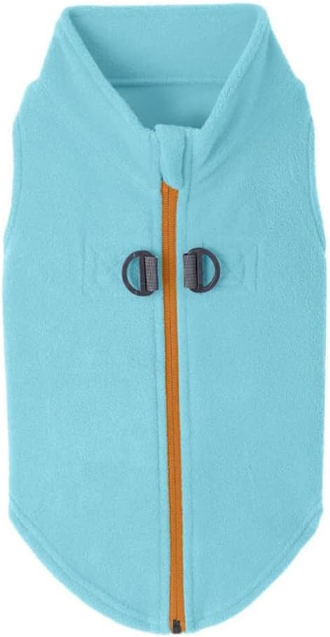Gooby - Zip Up Fleece Vest, Fleece Jacket Sweater with Zipper Closure and Leash Ring, Pink, Medium - Image 13