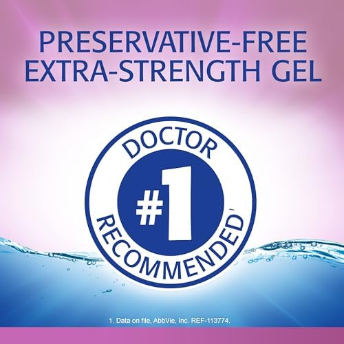 Refresh Celluvisc single-use vials displayed for sterile dry eye treatment