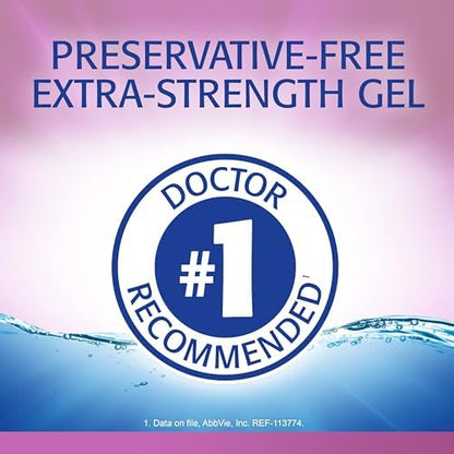Refresh Celluvisc single-use vials displayed for sterile dry eye treatment