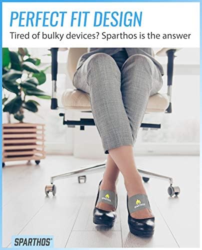 Sparthos compression brace applied to the foot demonstrating targeted arch support.