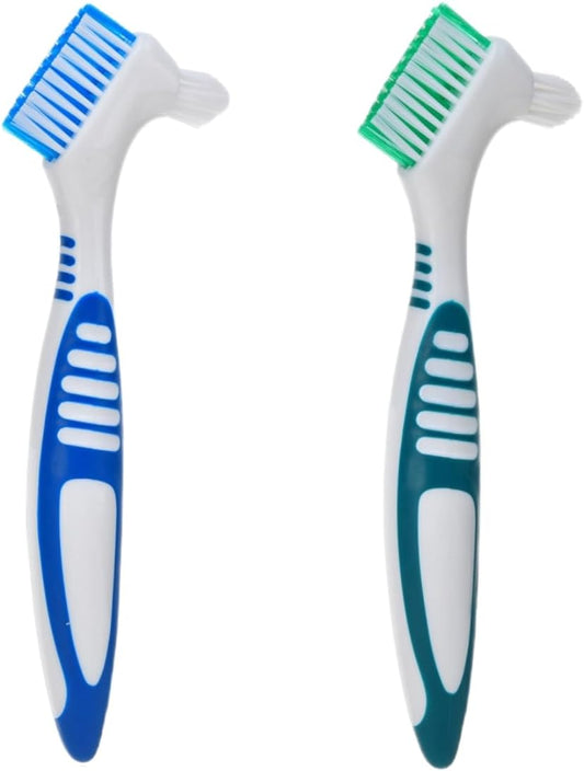 YANCONGLIDEYAN turtle shell cleaning brush front view in blue and green colors