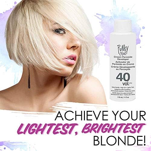Punky 40 Volume developer 118ml bottle label details