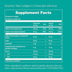 UpNourish AREDS 2 Plus ingredients highlight and active nutrient breakdown