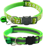 VZSRWGK double pack pet accessories showing the packaging containing both the patterned and plain reflective variants