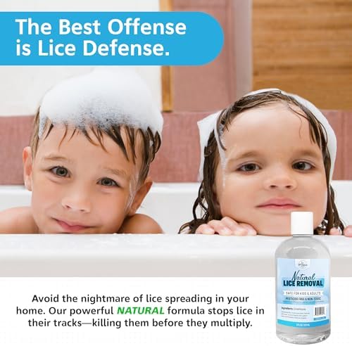 Authentic USA imported lice removal shampoo bottle