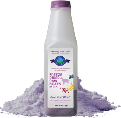 Shepherd Boy Farms Freeze Dried Raw Goats Milk with Probiotics for Dogs & Cats (Classic), High Protein Digestible Goat Milk for Sensitive Stomachs, Food Topper, Dog Camping Essentials - Makes 16 FL OZ - Image 10