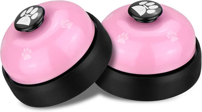 Comsmart Dog Training Bell, Set of 2 Dog Puppy Pet Potty Training Bells, Dog Cat Door Bell Tell Bell with Non-Skid Rubber Base 2 Pack White - Image 10