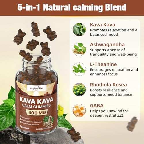 Authentic USA imported Healoading emotional equilibrium mixed berry flavor chewable supplements.
