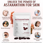 Vortexonix astaxanthin packaging highlighting triple strength formula