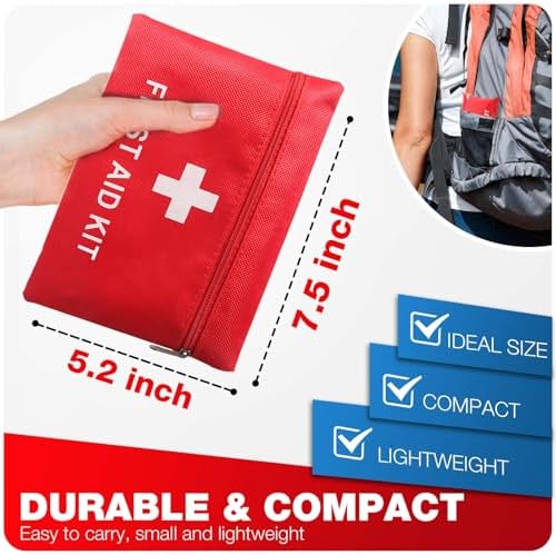 Open view of LOYEE trauma kit showing organized internal mesh sleeves