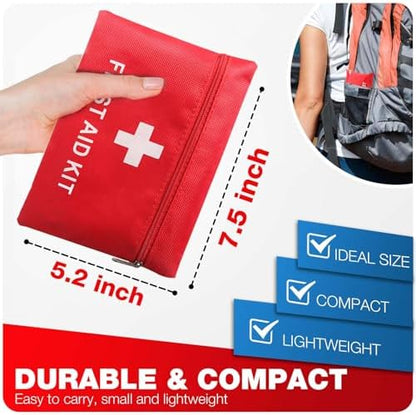 Open view of LOYEE trauma kit showing organized internal mesh sleeves