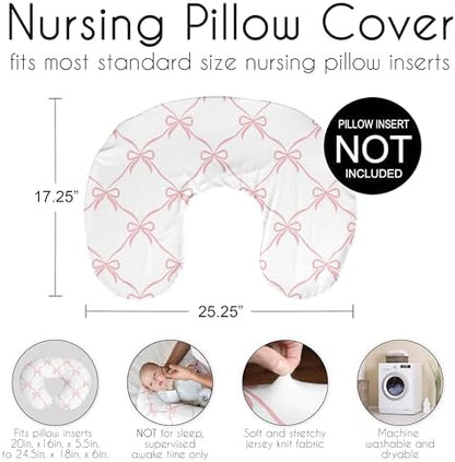 Authentic Sweet Jojo Designs Ballerina collection pillow slipcover
