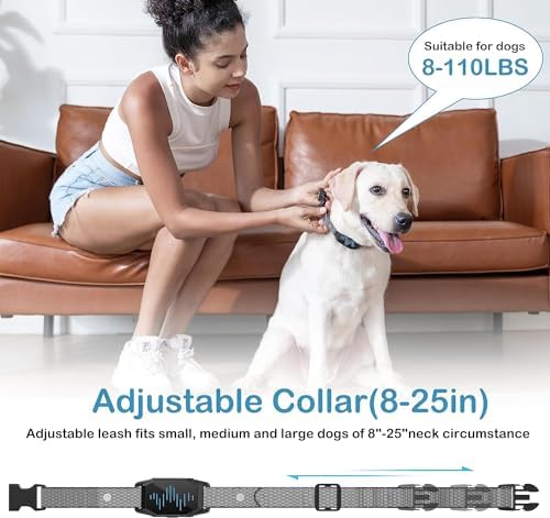 Dog Training Collar with Remote Control, 2500FT Coverage Range and 4 Training Modes, IP67 Waterproof Rechargeable E Collar for Dogs Training for All Breed - Image 4