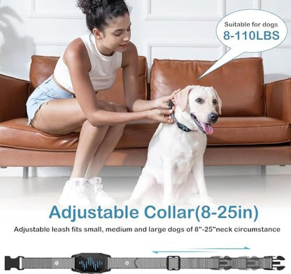 Dog Training Collar with Remote Control, 2500FT Coverage Range and 4 Training Modes, IP67 Waterproof Rechargeable E Collar for Dogs Training for All Breed - Image 4