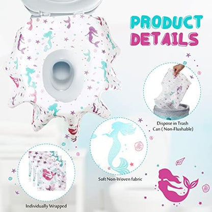 Kosiz individually wrapped portable toilet seat protectors for travel convenience