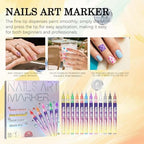 Full set of Dujuanus nail art markers in retail packaging