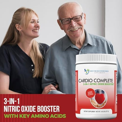 Mixing Cardio Complete heart health support powder