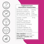 Supersmart high potency lycopene dietary supplement capsule bottle