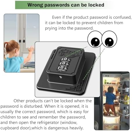 Lexng baby proof cabinet lock instruction visual
