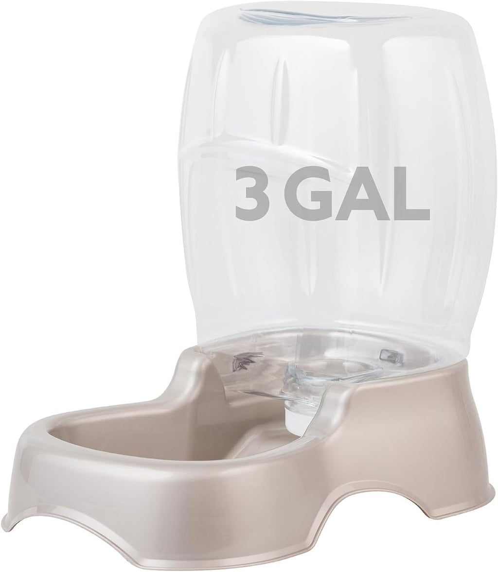 Petmate Pet Cafe Cat and Dog Gravity Water Dispenser - Water Bowl for Cats and Dogs, USA Made, 0.75 GAL, Pearl Gray - Image 13