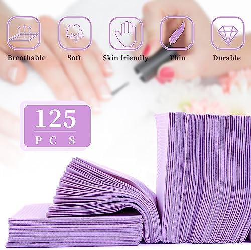 Bomoqing nail art mat showing 3-ply absorbent paper texture