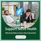 Nerve Savior dietary supplement capsules for hand and foot nerve comfort.