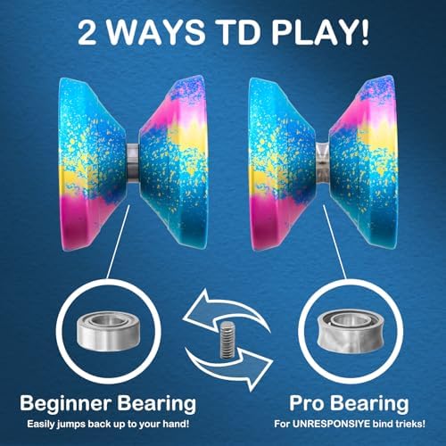 Watiieoboo R8 metal yoyo kit including strings and glove